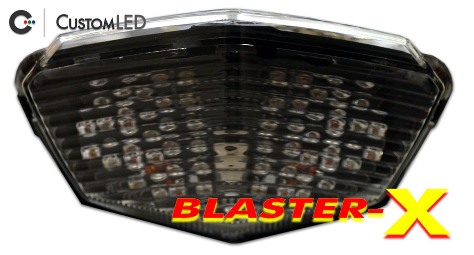 Kawasaki Ninja 250R Blaster-X Feu arrière LED intégré pour les années 2008 2009 2010 2011 2012 par Custom LED