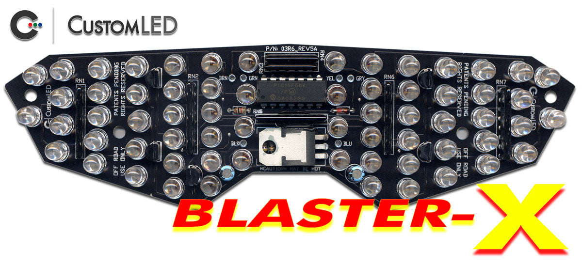 Yamaha YZF-R6 Blaster-X Kit retrofit Feu arrière LED intégré pour les années 2003 2004 2005 par Custom LED